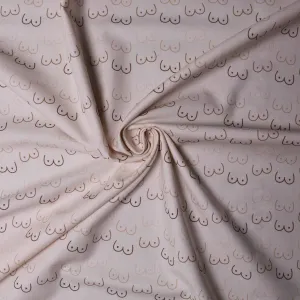 100% Cotton Fabric - Beige