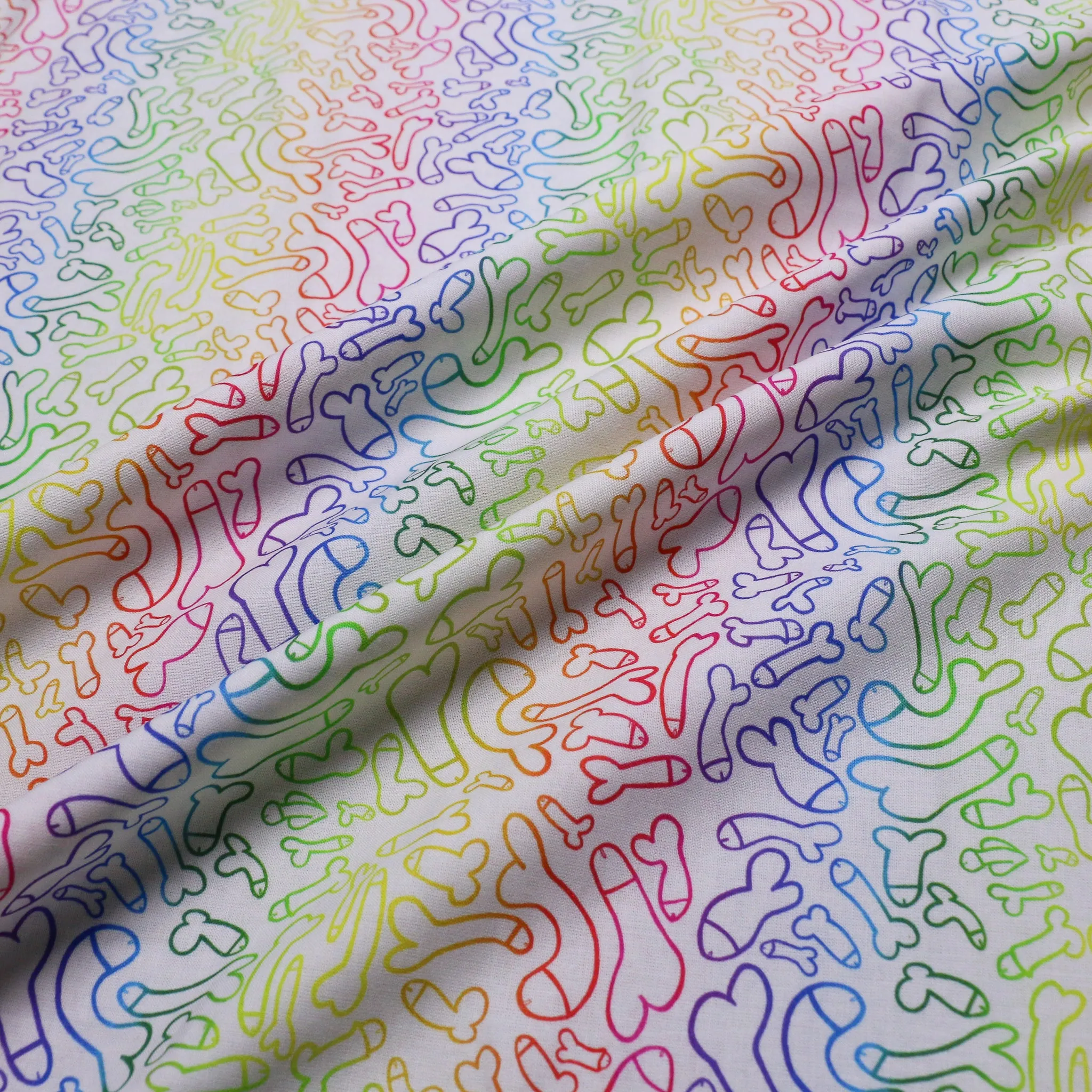 100% Cotton Fabric - Rainbow
