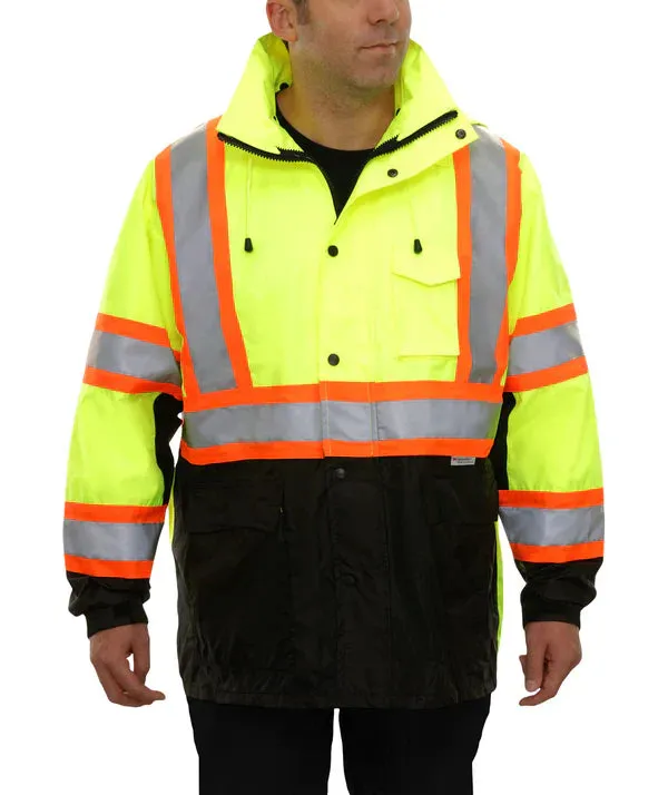 24-431CS Waterproof Parka Shell w/ Contrasting Trim