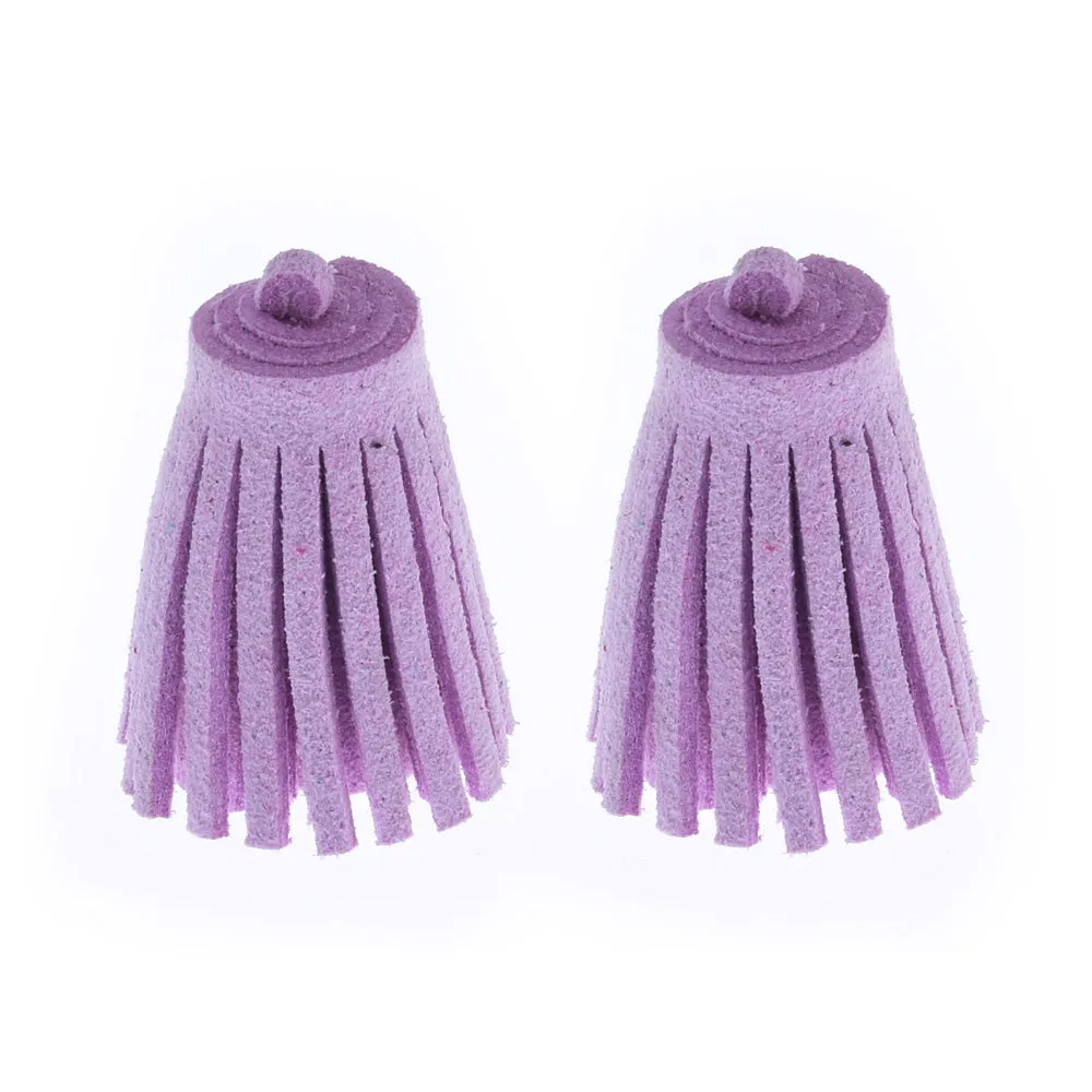 3CM Fiber Tassel Artificial Leather Tassel Fringe Tassels cute fat tassel DIY jewelry Accessories Pendent Charms Findings purple 10pcs