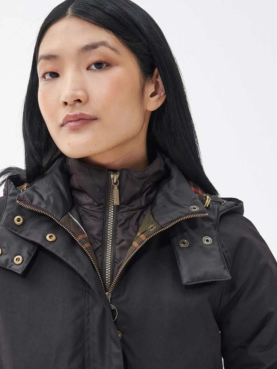 40% OFF BARBOUR Cannich Parka Wax Jacket - Women's - Rustic - Size: UK 8
