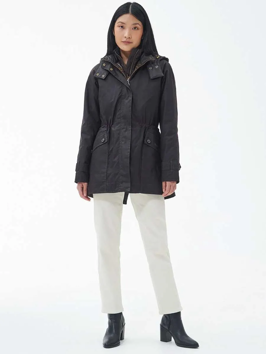 40% OFF BARBOUR Cannich Parka Wax Jacket - Women's - Rustic - Size: UK 8