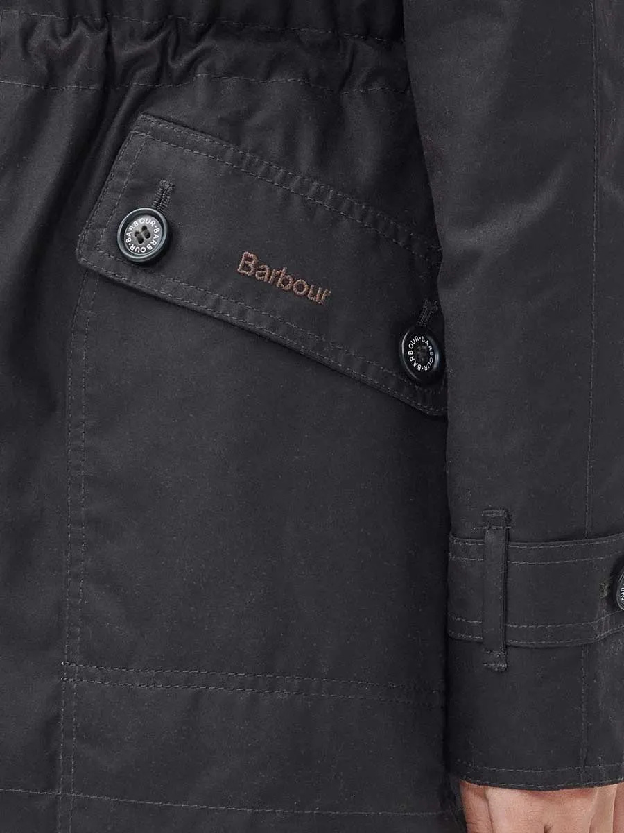 40% OFF BARBOUR Cannich Parka Wax Jacket - Women's - Rustic - Size: UK 8