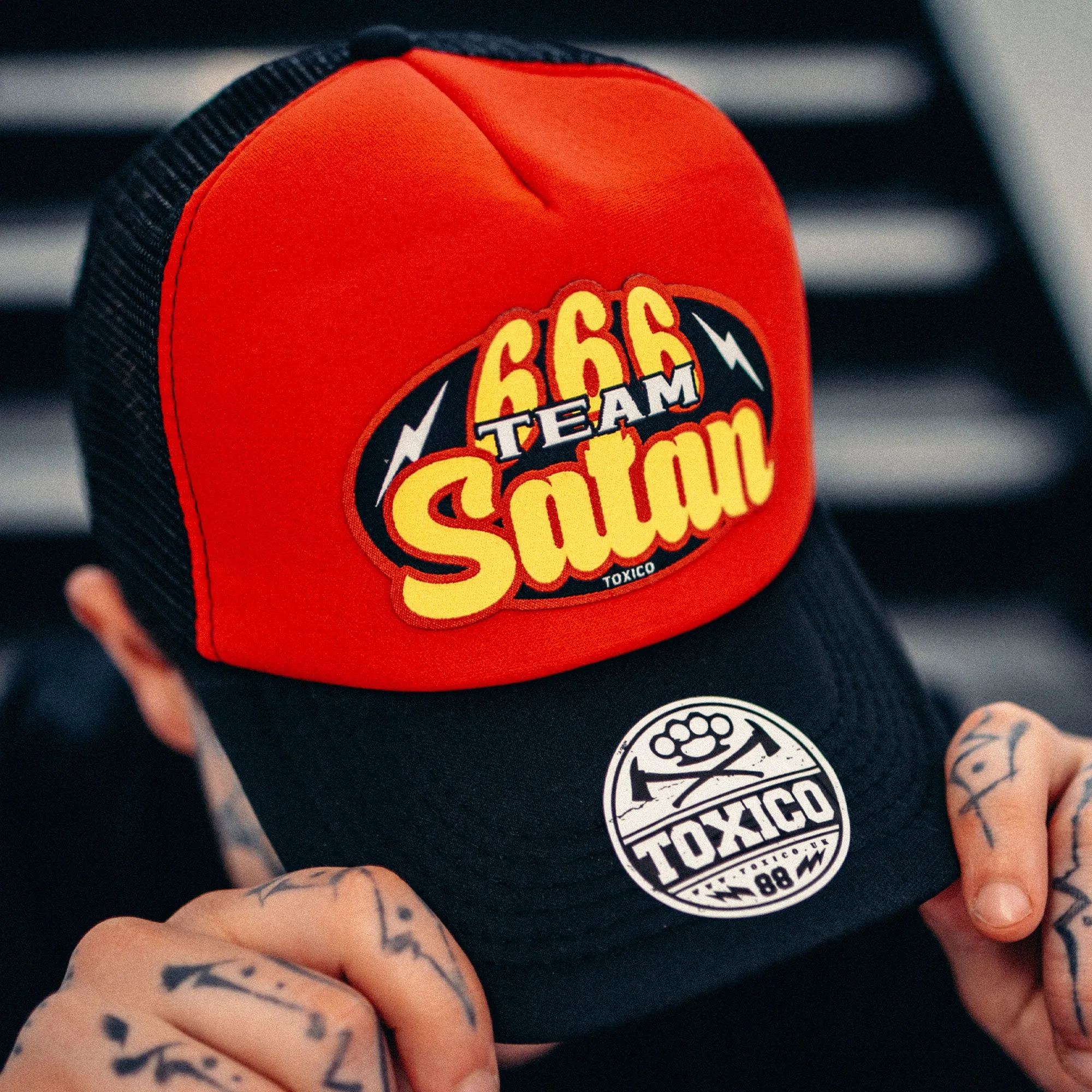 666 Team Satan Trucker Hat