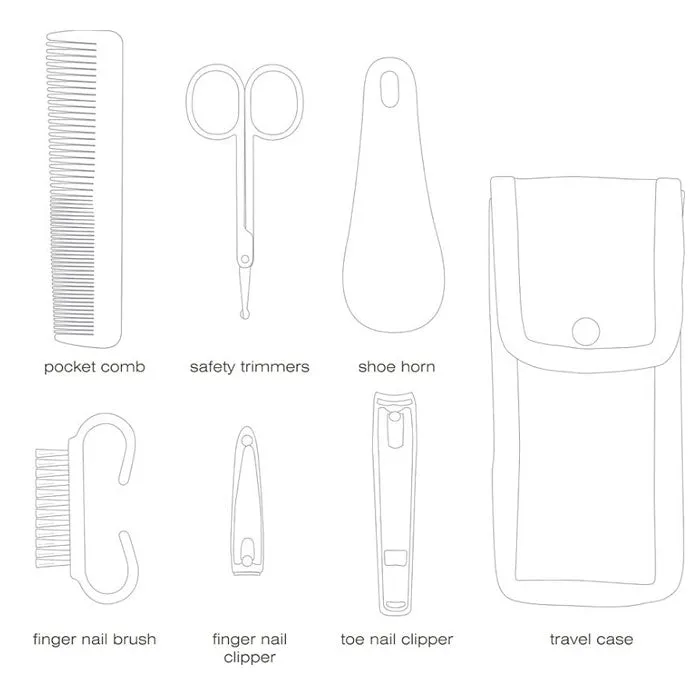 7 Piece Mens Grooming Set