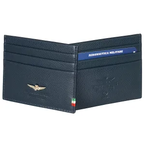 Air Force Military Credit Credit Flag Leather in AM106-BL leather