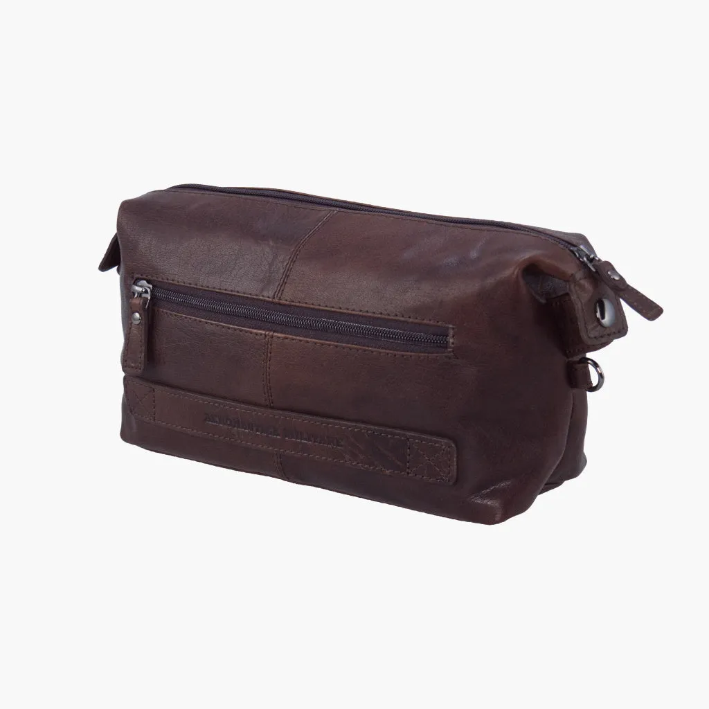 Air Force Necessaire clutch bag vintage in leather leather am300-mo