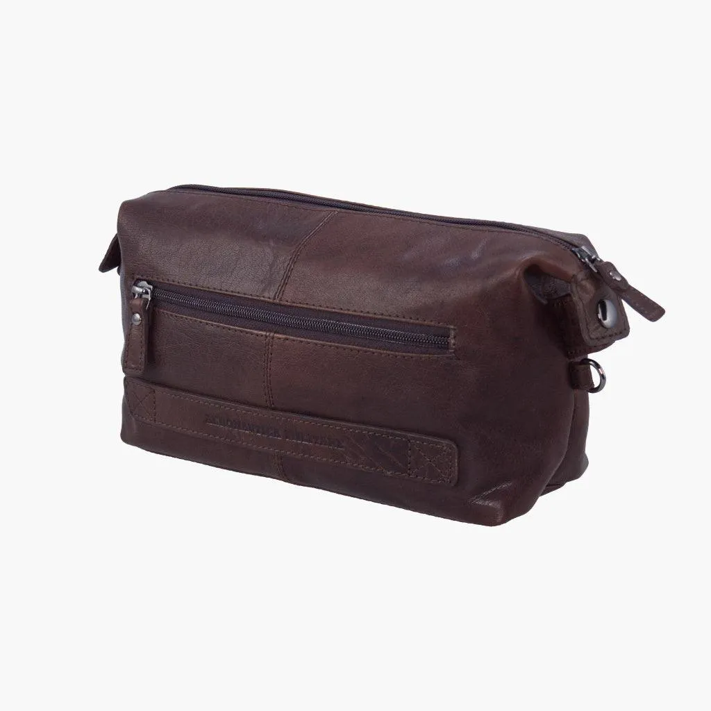 Air Force Necessaire clutch bag vintage in leather leather am300-mo