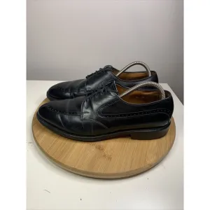 Allen Edmonds Kingsley Mens Size 8.5 D Dress Shoes Black Heeled Oxford Leather