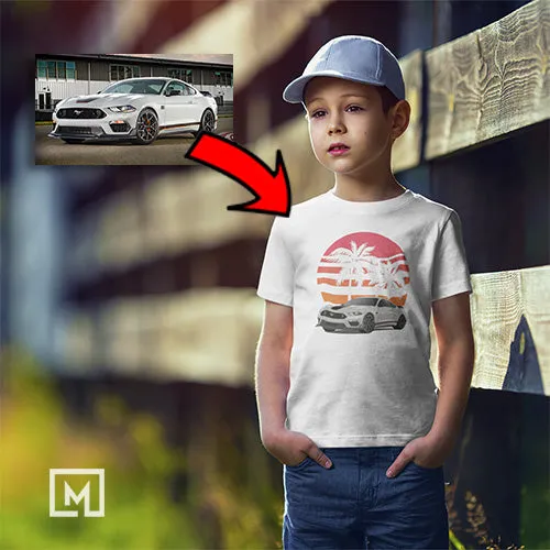 American Cars | Custom Print for Kids | Unisex T-shirt