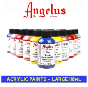 ANGELUS ACRYLIC PAINTS - Large 118ml - Over 65 Colors to choose From