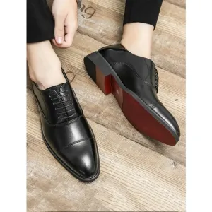 ApexStyle Herren Derby Schnürschuhe