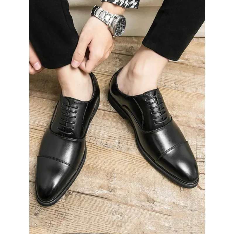 ApexStyle Herren Derby Schnürschuhe
