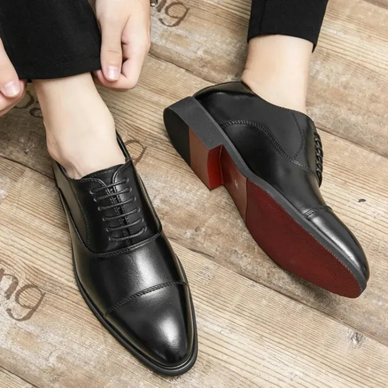 ApexStyle Herren Derby Schnürschuhe