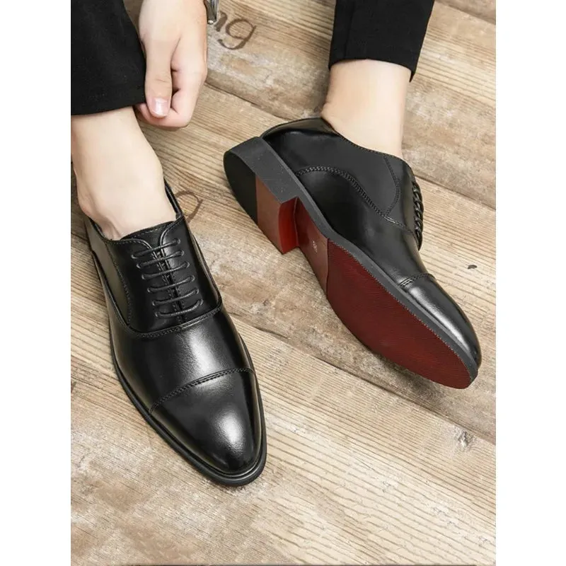 ApexStyle Herren Derby Schnürschuhe