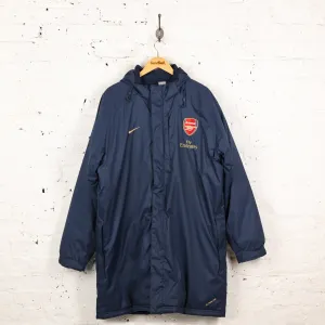 Arsenal Nike 2012 Football Coaches Parka Coat - Blue - XL