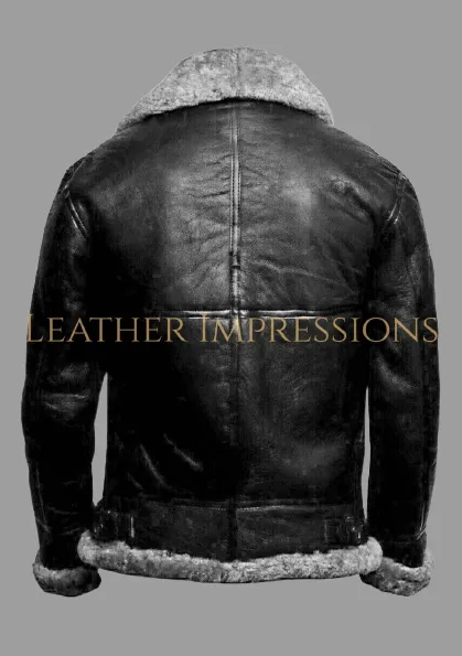 Aviator Mens Leather Jacket