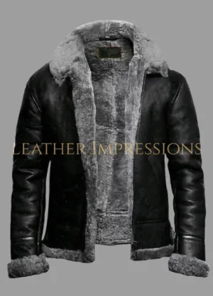 Aviator Mens Leather Jacket