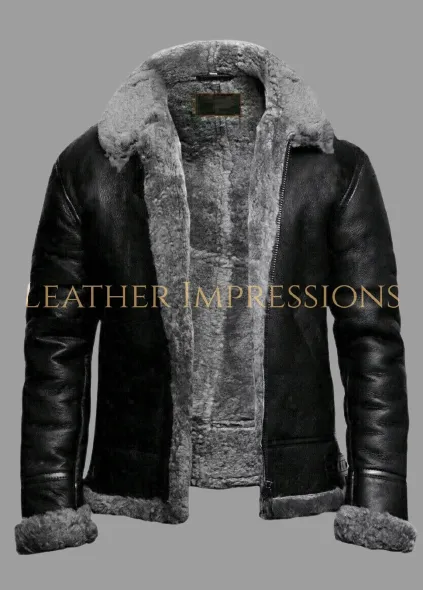 Aviator Mens Leather Jacket