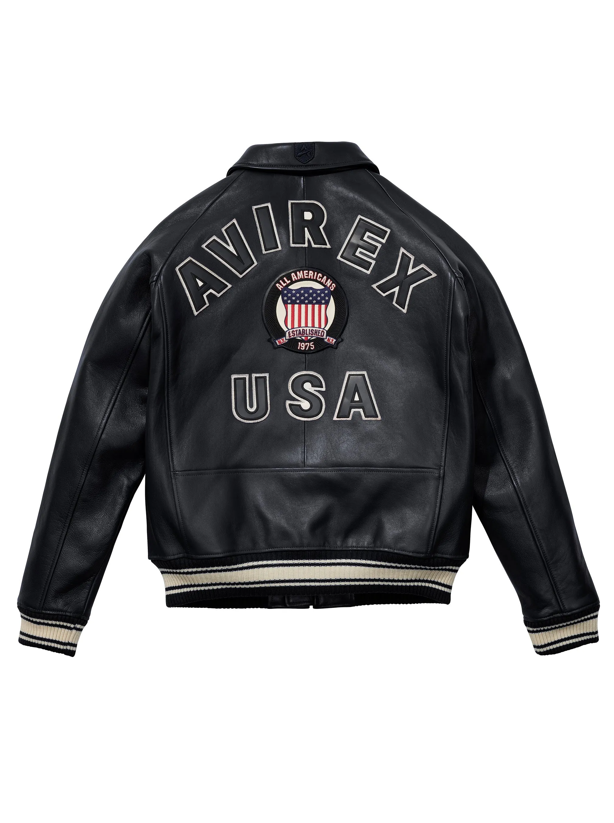 Avirex icon jacket (jet black)