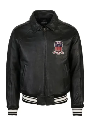 Avirex icon jacket (jet black)