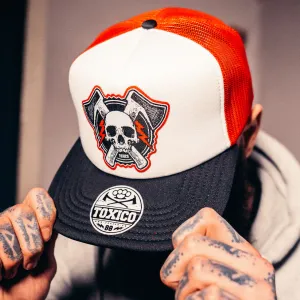 Axe Skull Trucker Hat