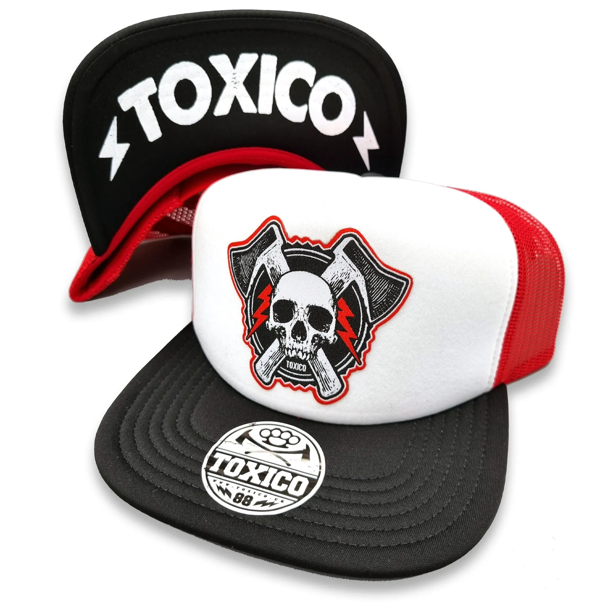 Axe Skull Trucker Hat