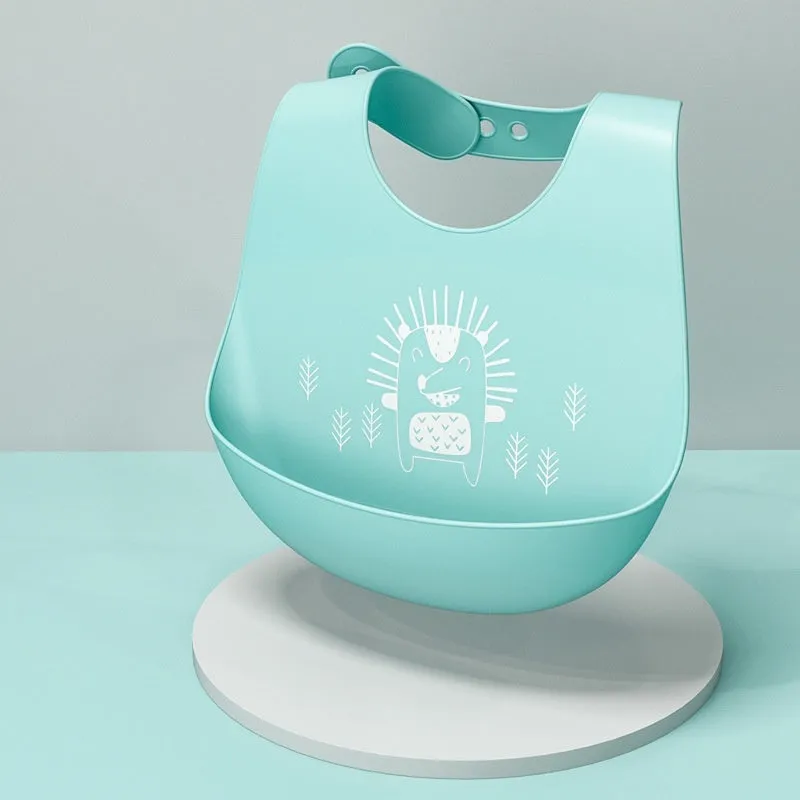 Baby Anti Dirt And Waterproof Food Grade Silicone Mouthwash