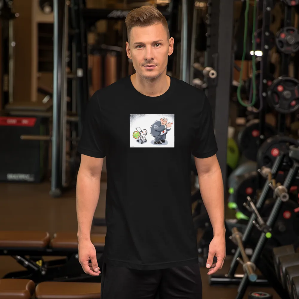 Baby Bites Back T-shirt - cartoon by Pat Bagley