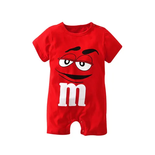 baby boys girls clothes newborn blue and red Long sleeve Cartoon printing Jumpsuit Infant clothing set