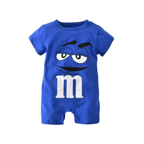baby boys girls clothes newborn blue and red Long sleeve Cartoon printing Jumpsuit Infant clothing set