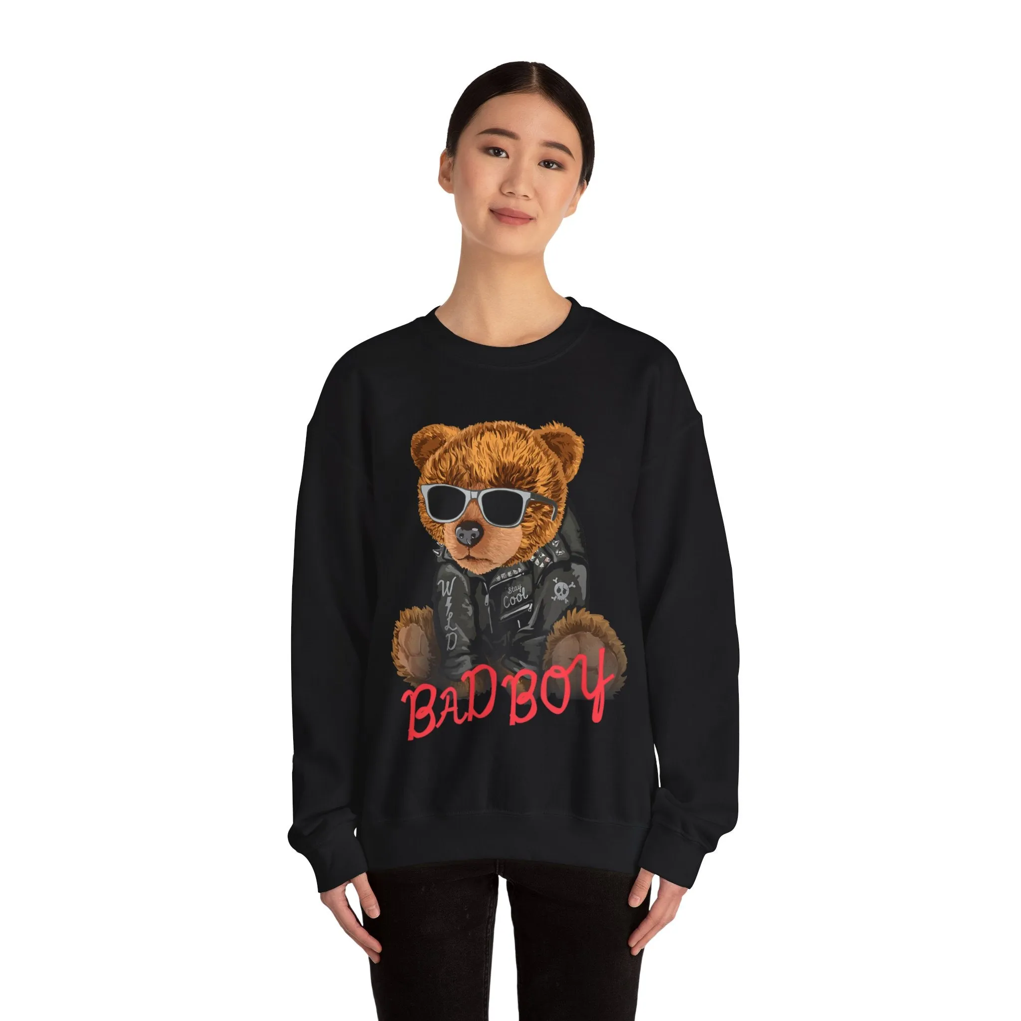 Bad Boy Teddy Bear Sweatshirt