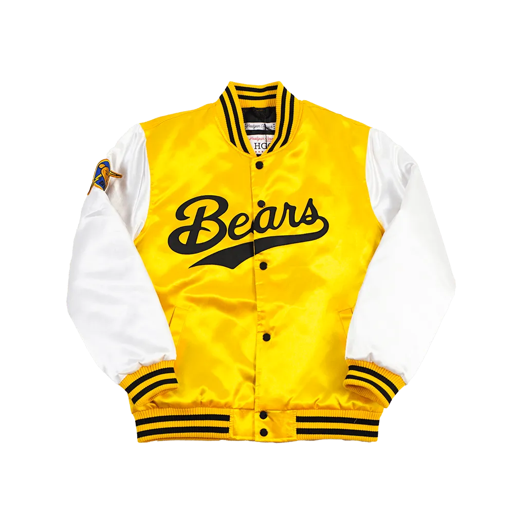 BAD NEWS BEARS TANNER BOYLE YELLOW SATIN JACKET
