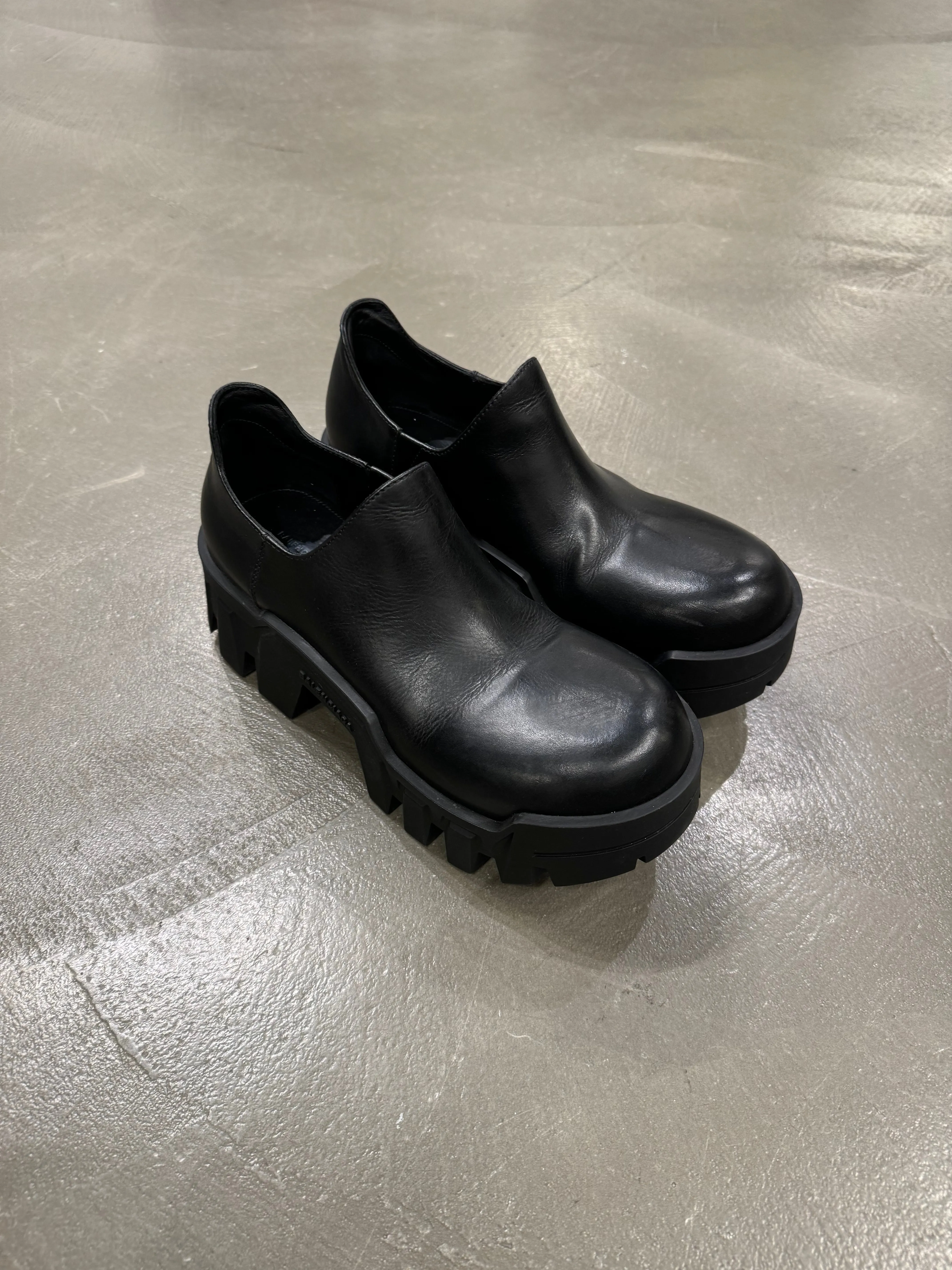 Balenciaga bulldozer mini boots