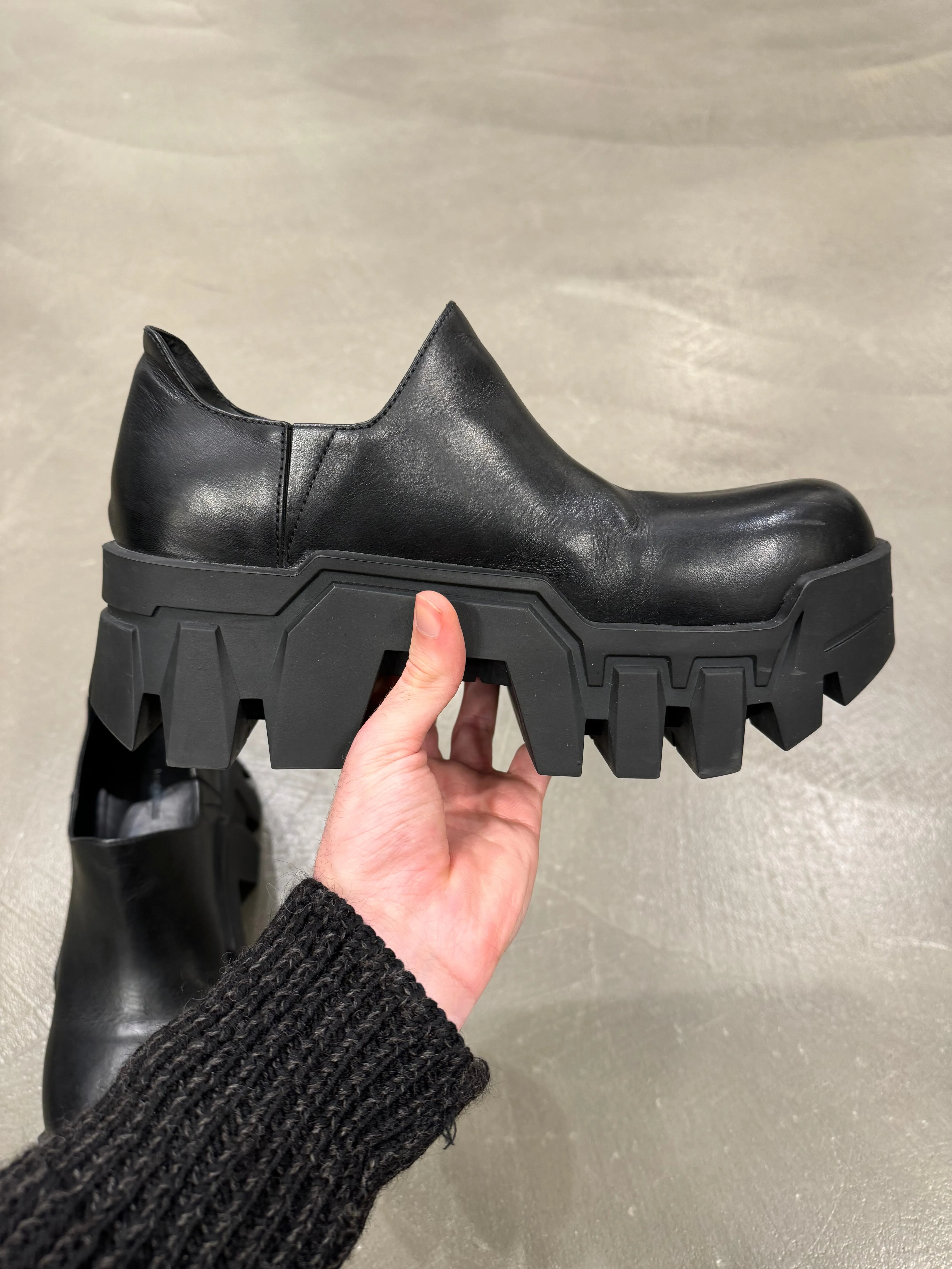 Balenciaga bulldozer mini boots
