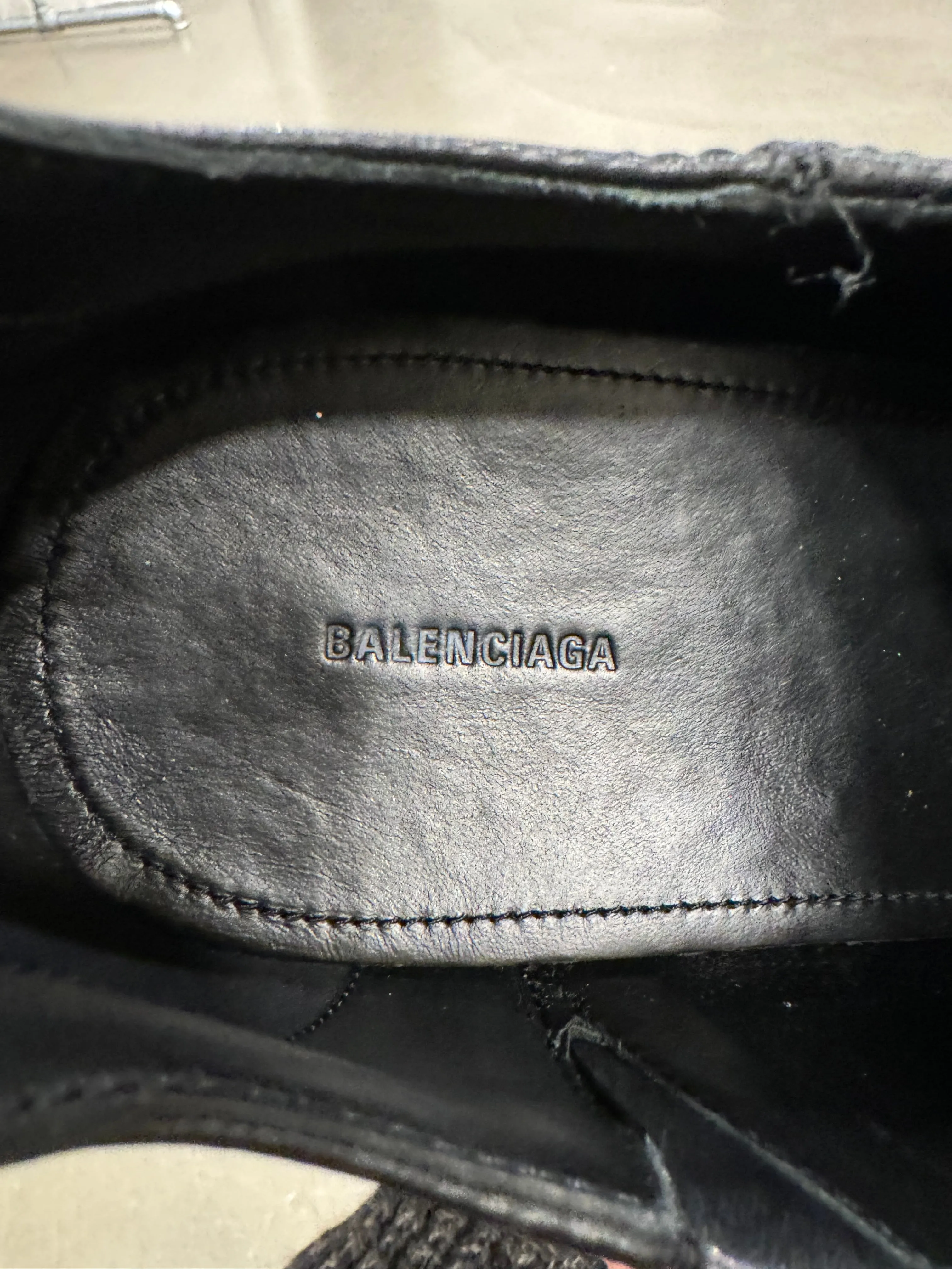 Balenciaga bulldozer mini boots