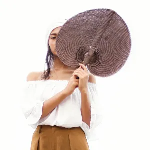 Balinese Woven Hand Fan "Bron"