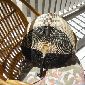 Balinese Woven Hand Fan "Shiva"