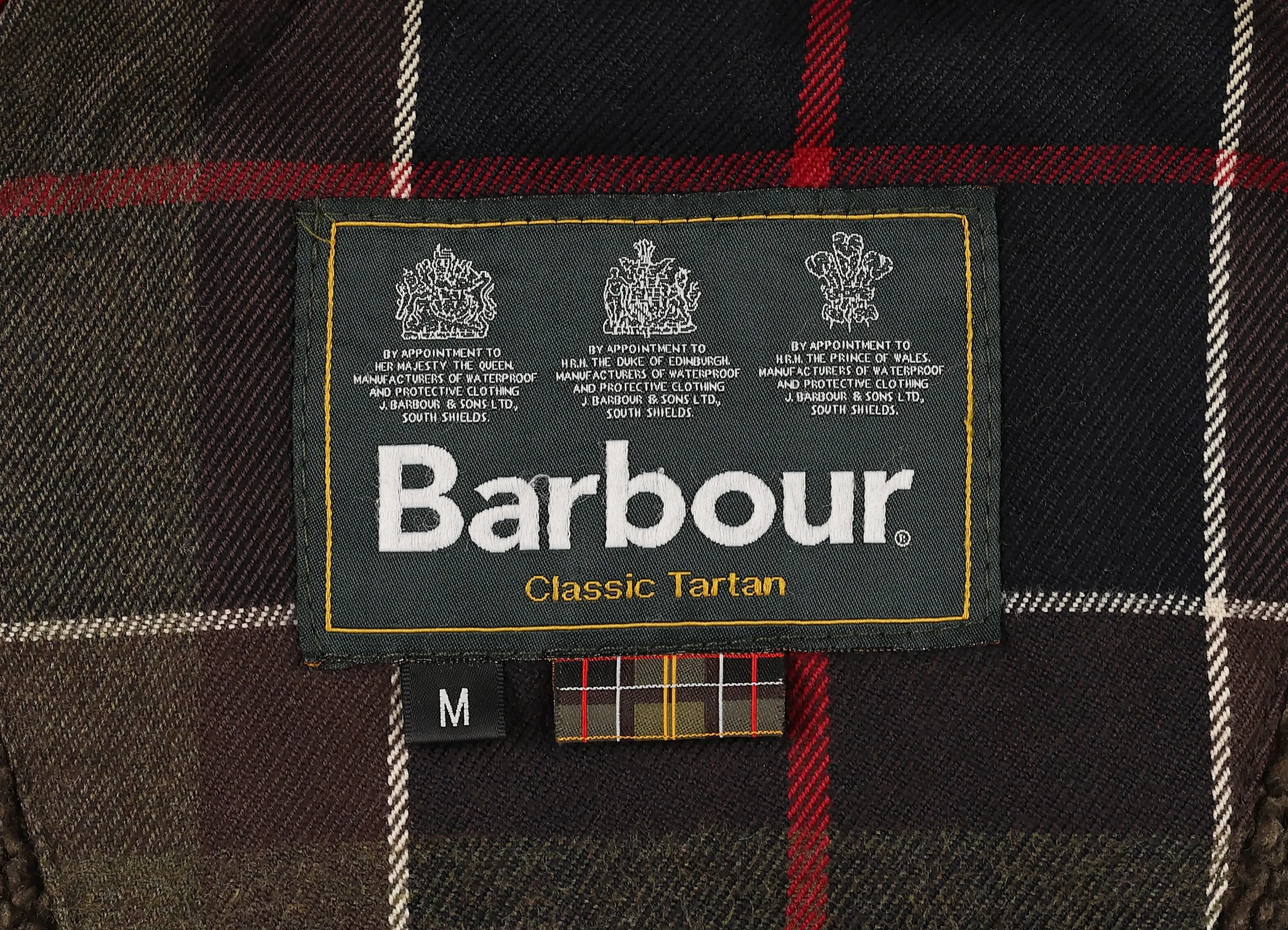 Barbour Brindle Parka Wax Jacket Coat - Green - M