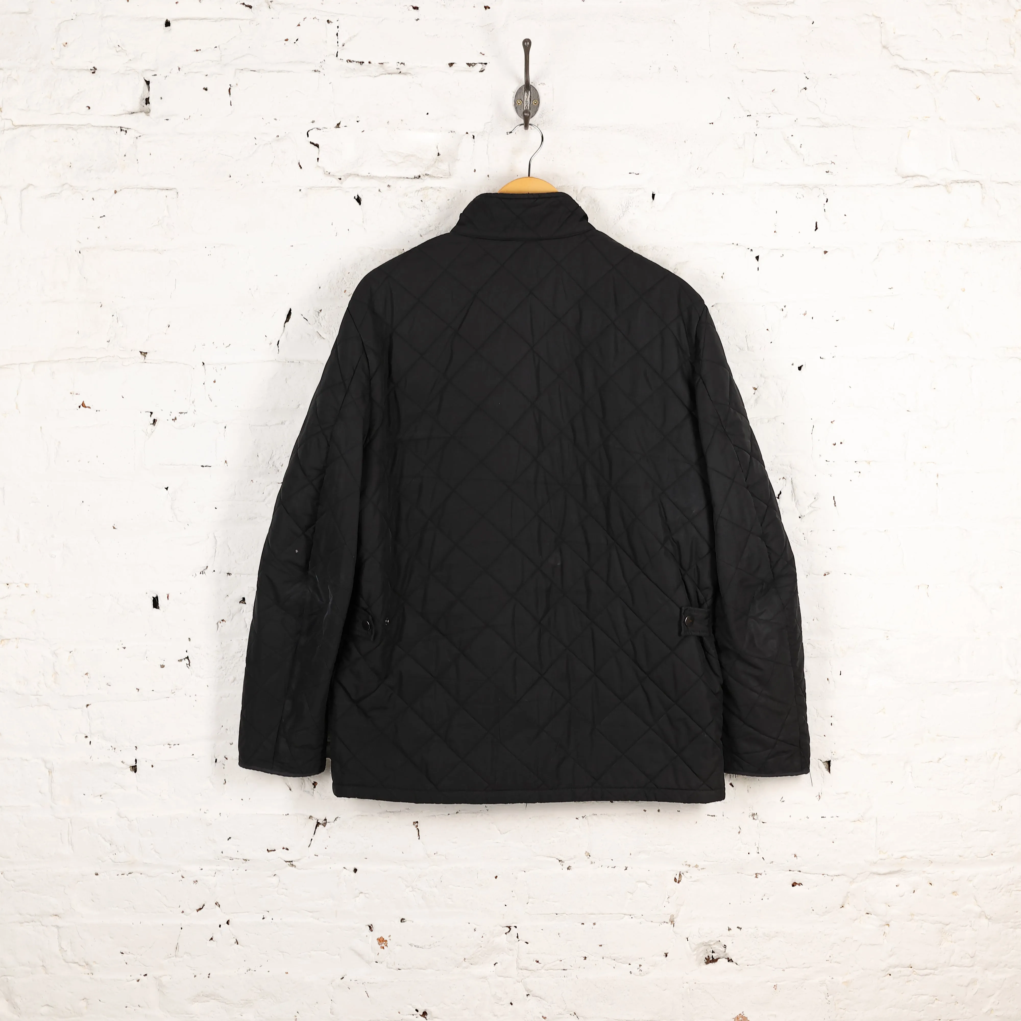 Barbour Chelsea Sports Quilt Quilted Jacket - Black - L
