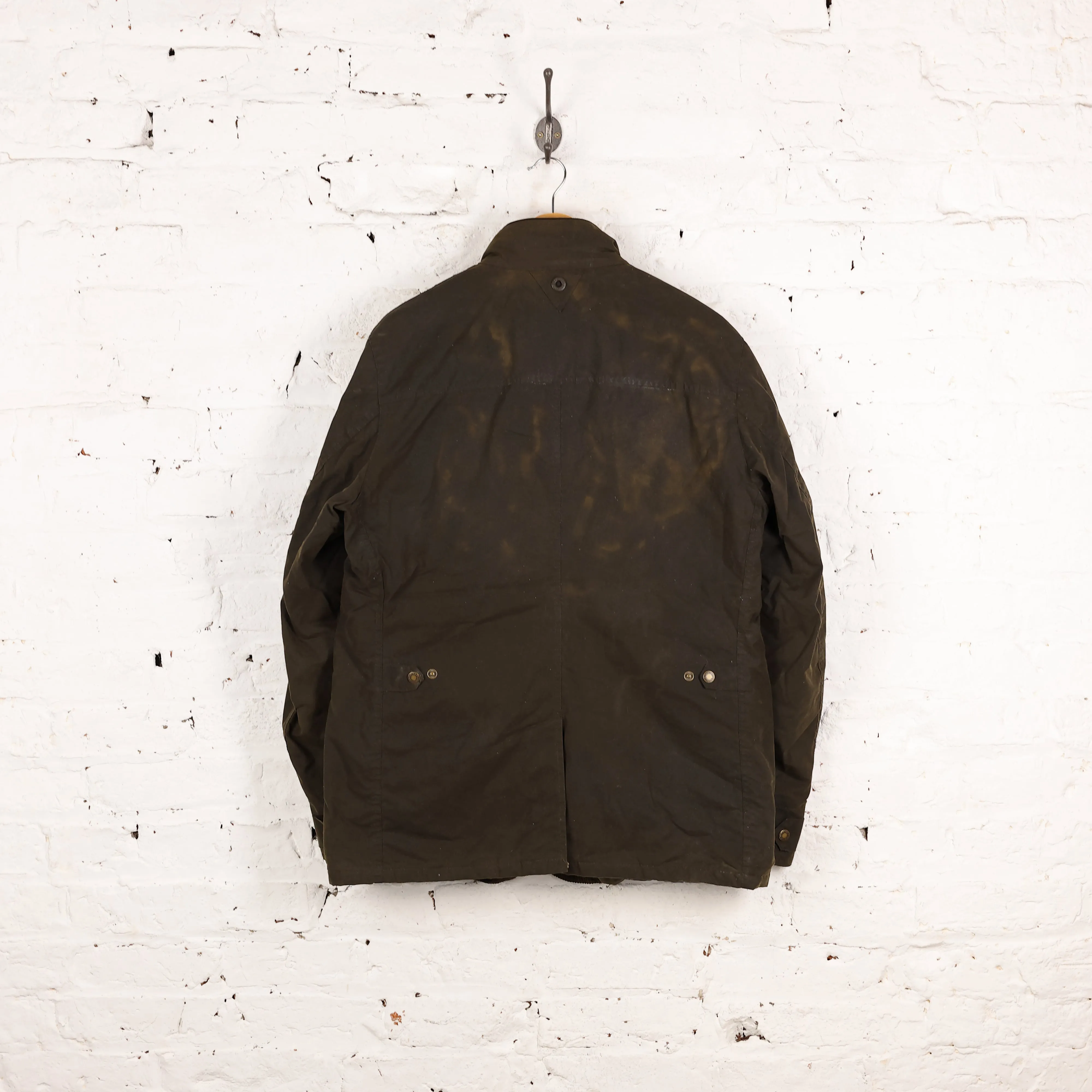 Barbour Connell Wax Jacket - Green - XL