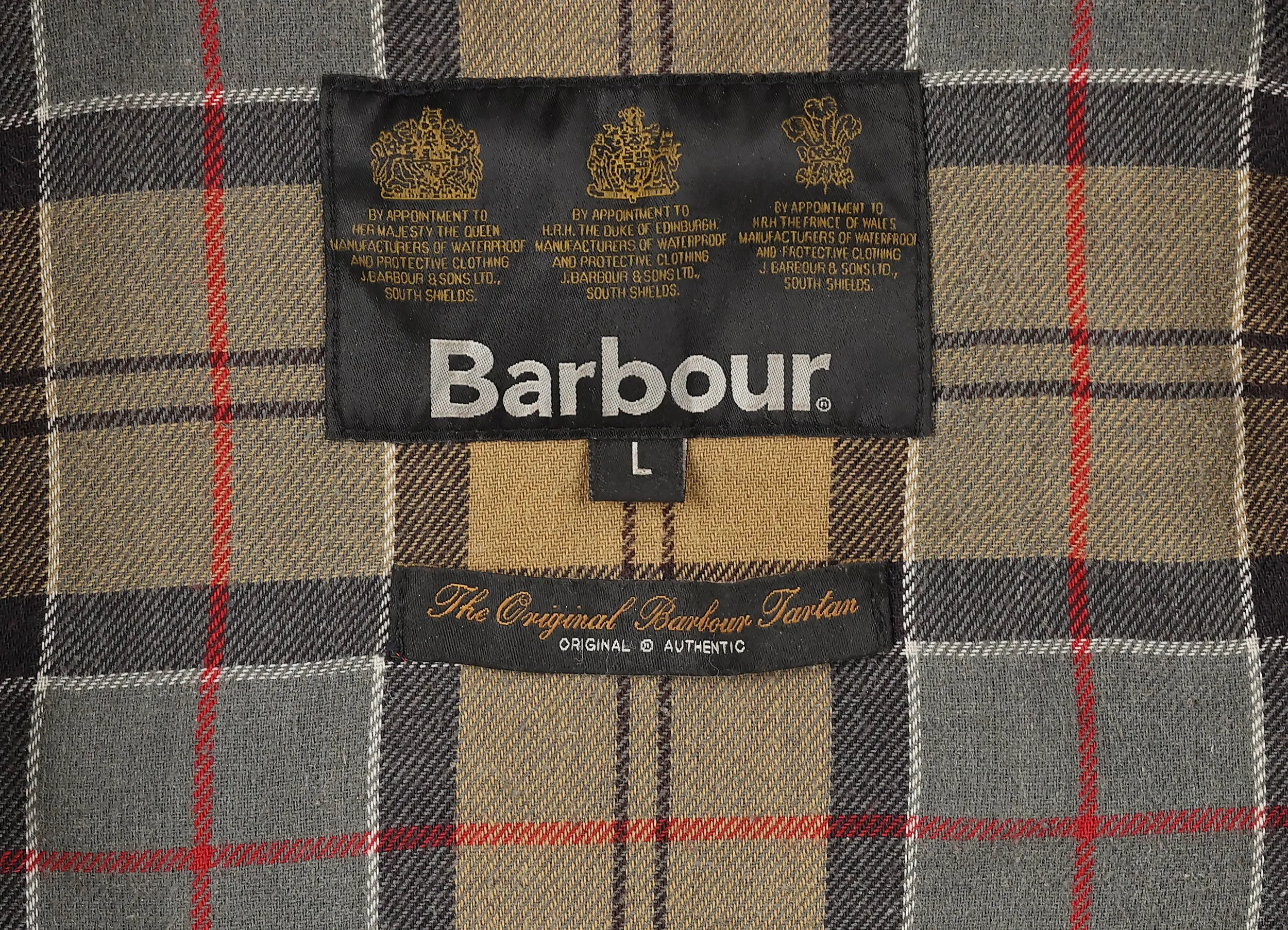Barbour Derwent Hooded Wax Jacket - Blue - L