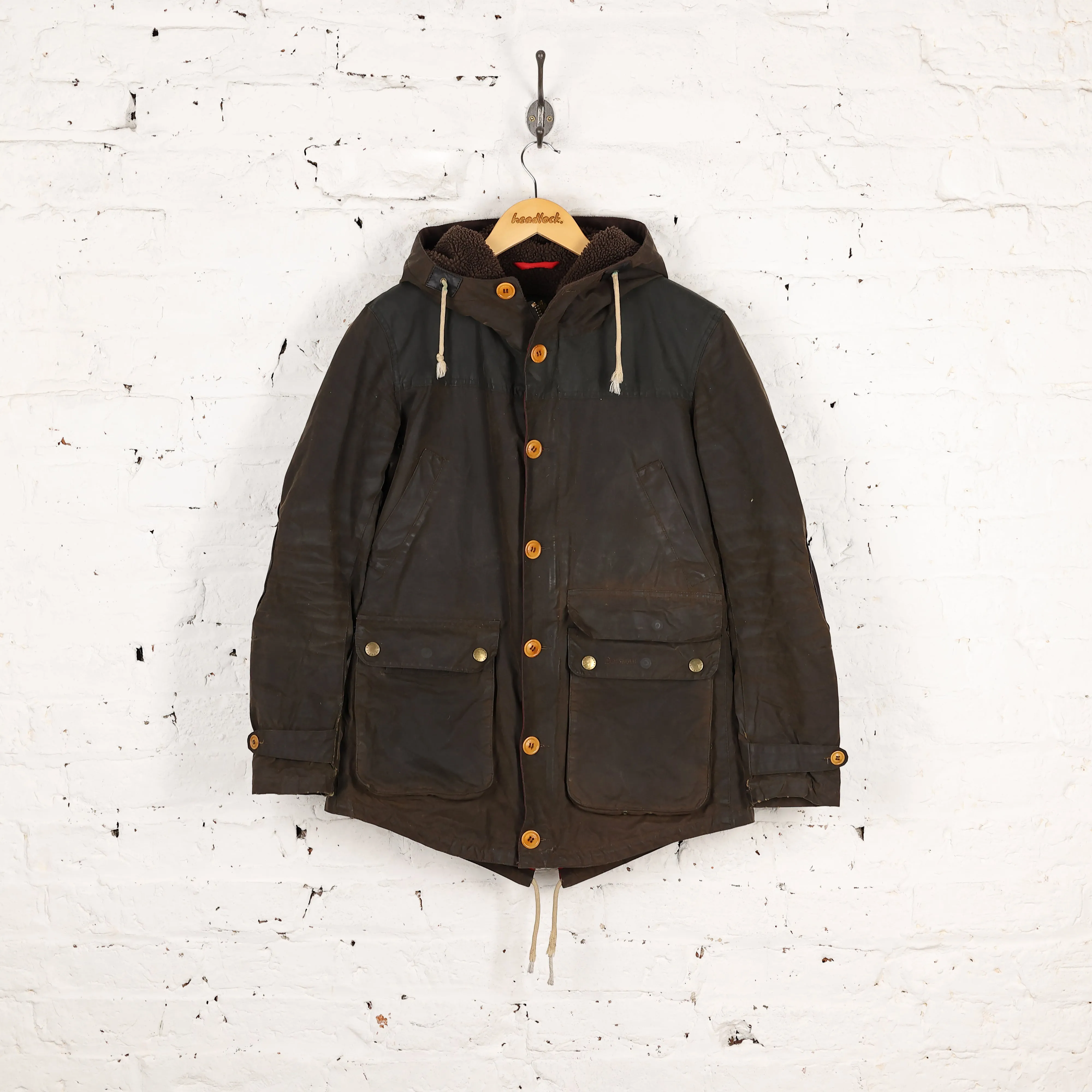 Barbour Game Parka Jacket - Green - S
