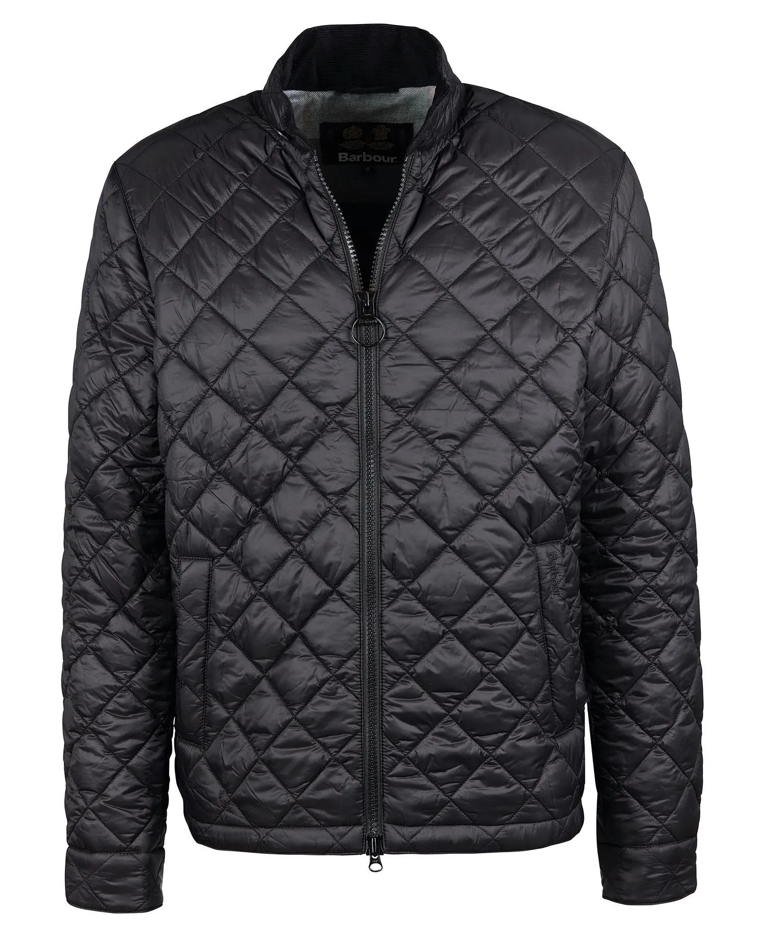 BARBOUR HARRINGTON QUILTED JACKET - BLACK