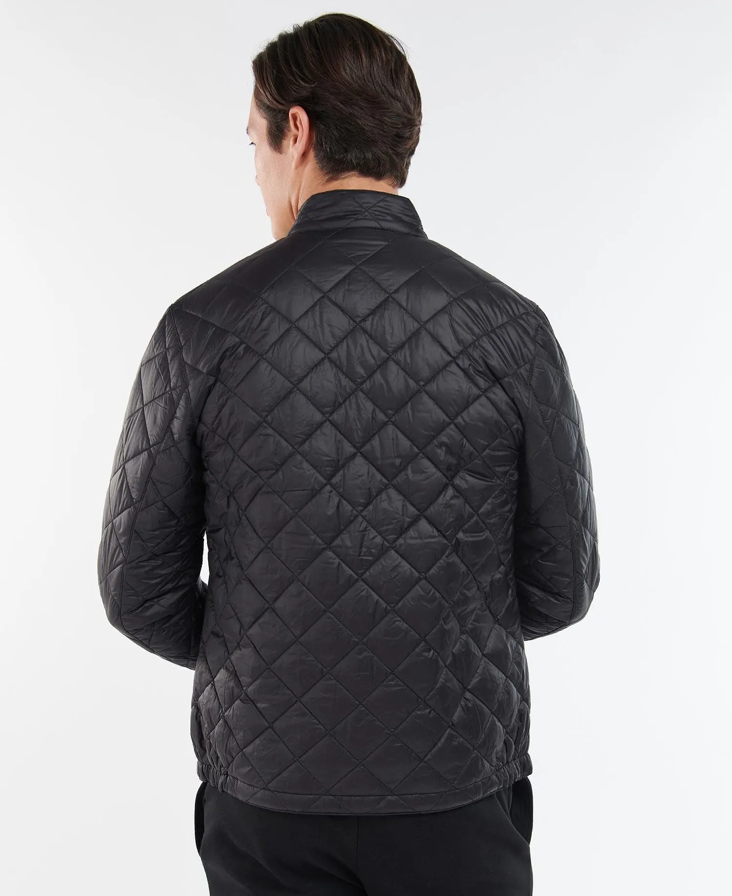BARBOUR HARRINGTON QUILTED JACKET - BLACK