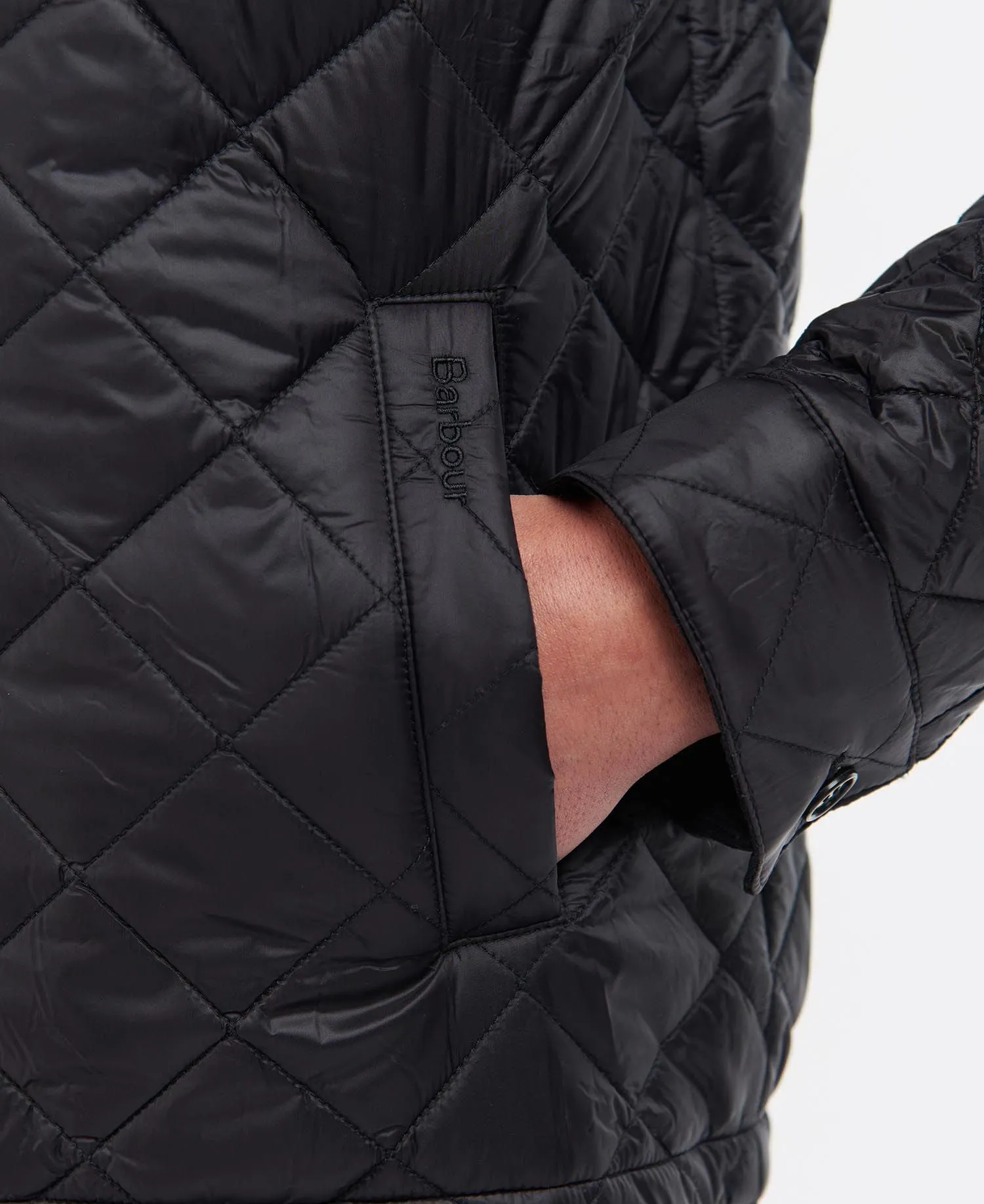 BARBOUR HARRINGTON QUILTED JACKET - BLACK