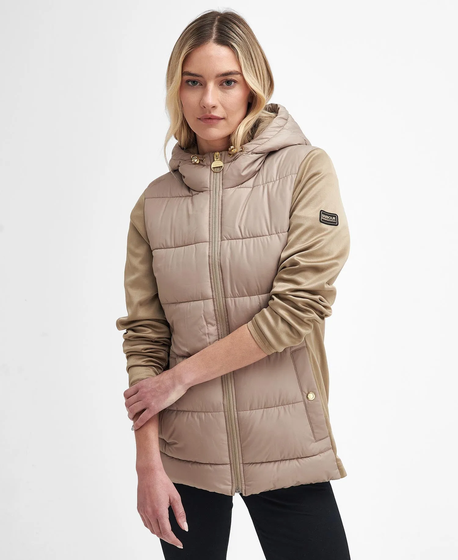 Barbour International Bondar Quilted Sweat -BEIGE