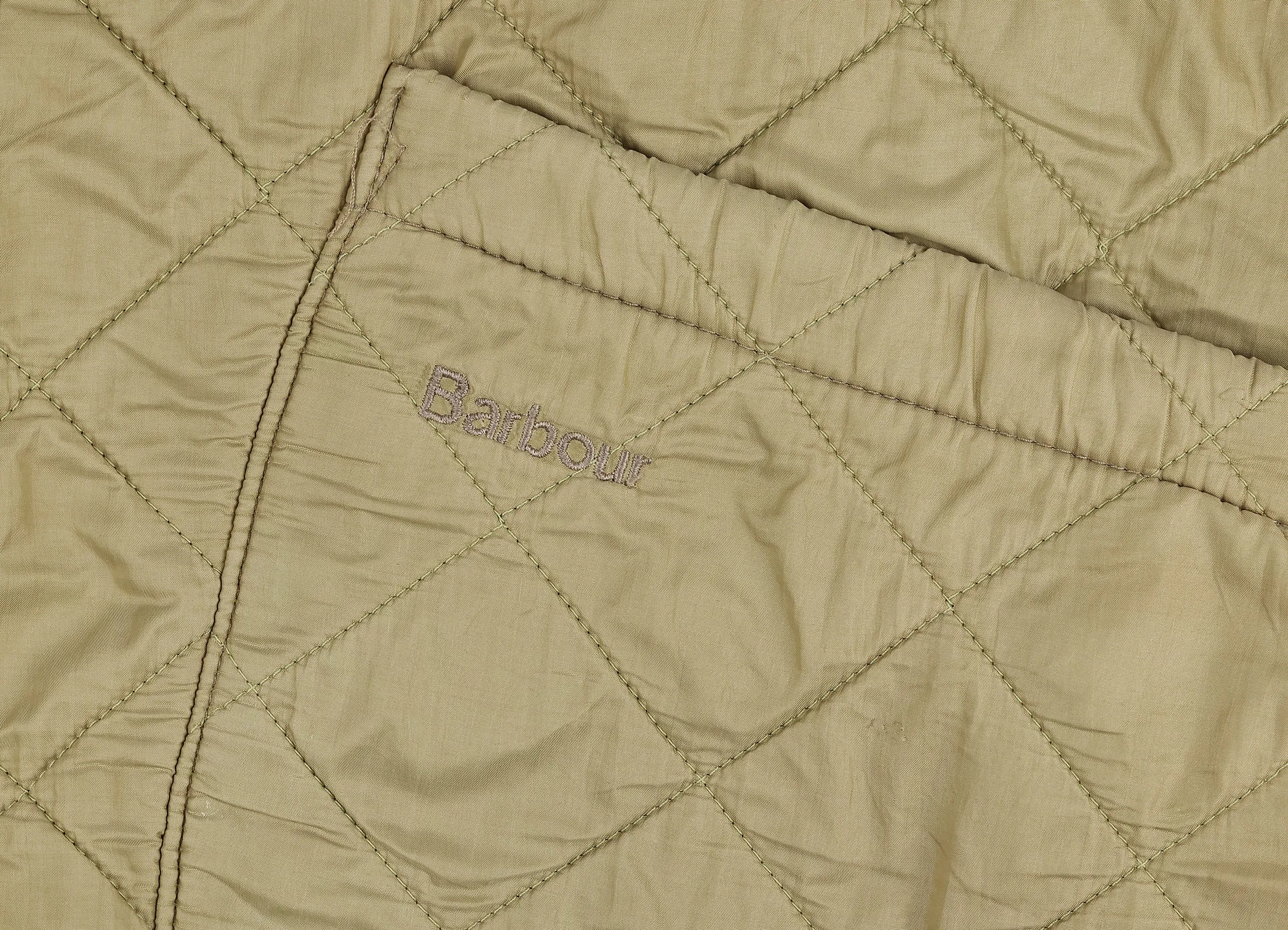 Barbour Polar Quilt Quilted Jacket - Beige - M