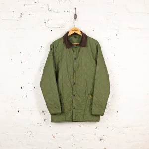 Barbour Quilted Jacket - Green - S