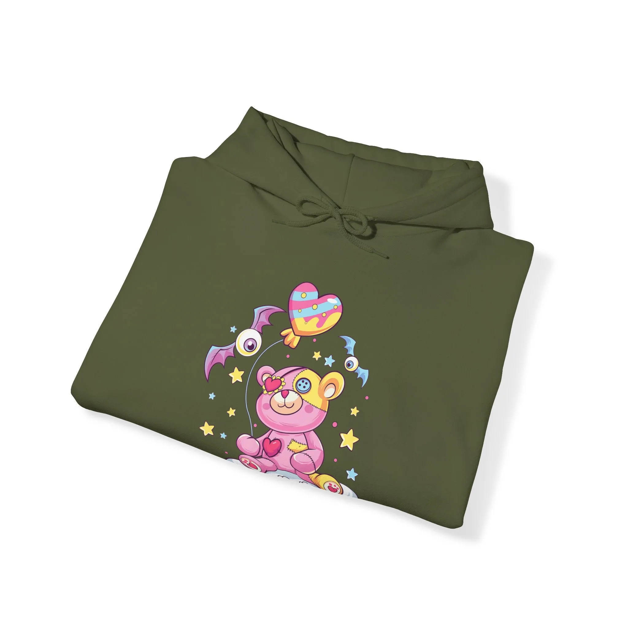 Bat Eye Teddy Bear Hoodie